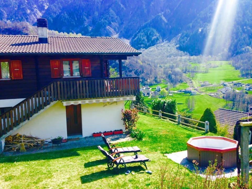 Modern Charme Studio In Chalet Villa Ponto Valentino Exteriör bild